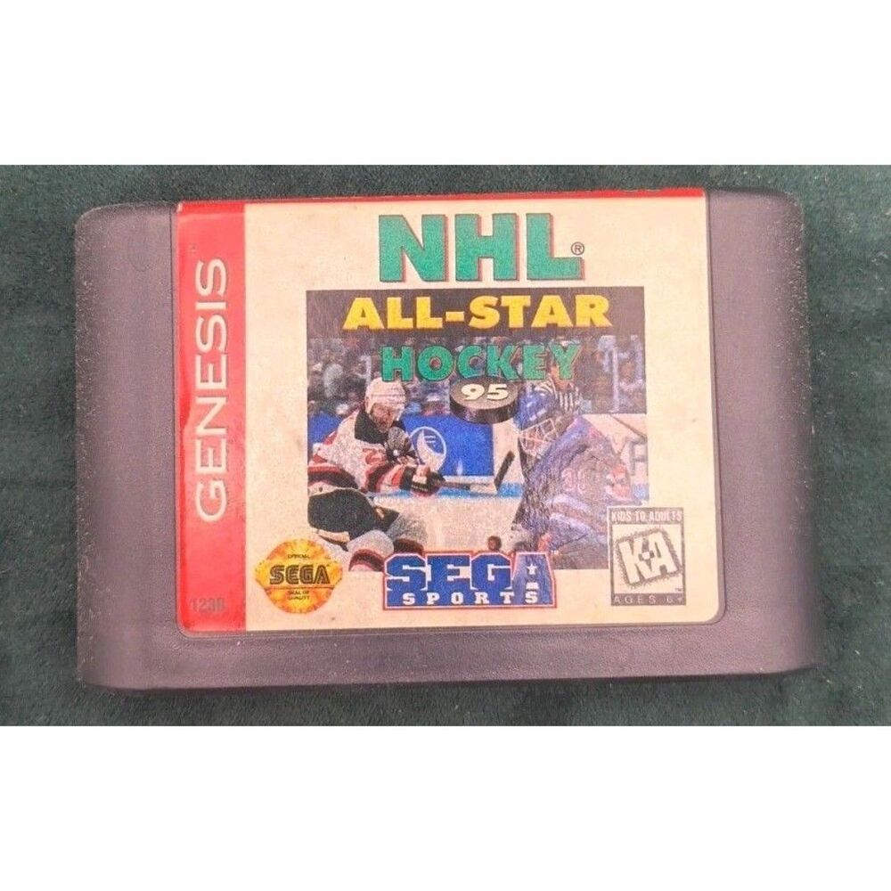 NHL All-Star Hockey 95 (Sega Genesis, 1995) Cartridge Only
